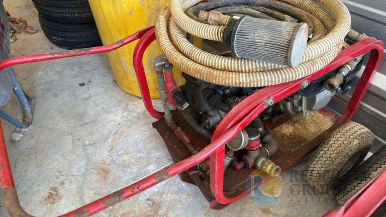 Honda GX160 Water Pump, 5.5 HP, Gasoline, Heavy-Duty Frame image