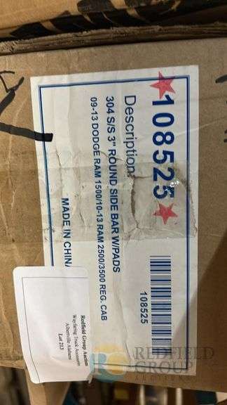 Dodge Ram 3" Round Side Bars, Compatible with 09-13 Ram 1500, 108525 image