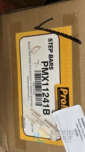 ProMaxx Automotive PMX11241B Step Bars, Black, Steel, 70" Length image