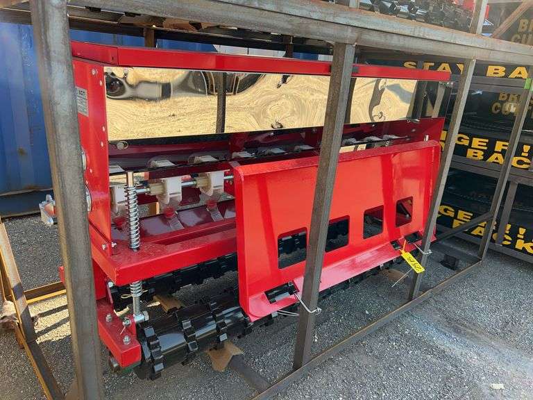 2025 AGT STSD10 - Skid Steer Seeder Attachment - Quick Hitch Compatible image