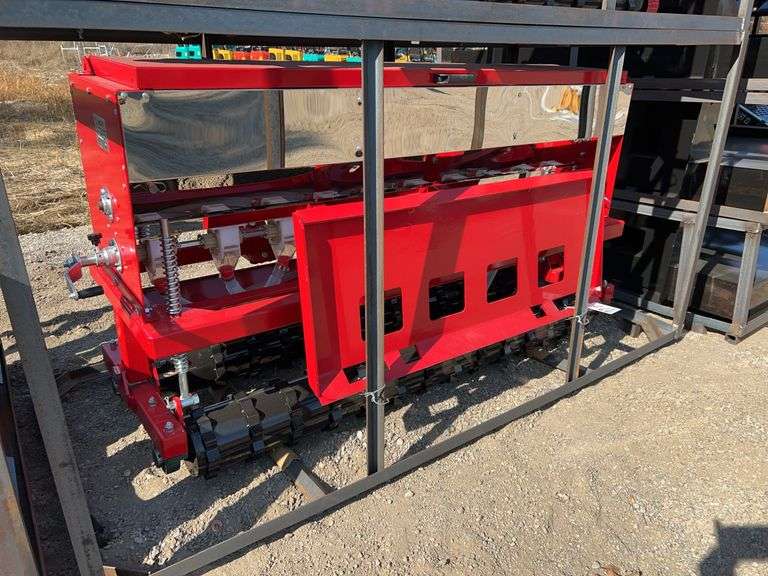 2025 AGT STSD10 - Skid Steer Seeder Attachment - Quick Hitch Compatible image