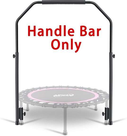 Newan Rebounder Handle Bar Accessory for 40" Round Fitness Trampolines, Cushy Foam Handles,Only Applicable to The Foot Tube Between 2.5CM/0.98IN Diameter(Trampoline Not Included) image
