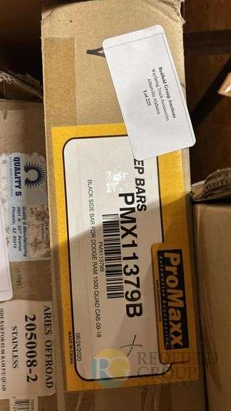 ProMaxx Step Bars for Dodge Ram 1500 2002-2008, Model PMX11379B, Black image