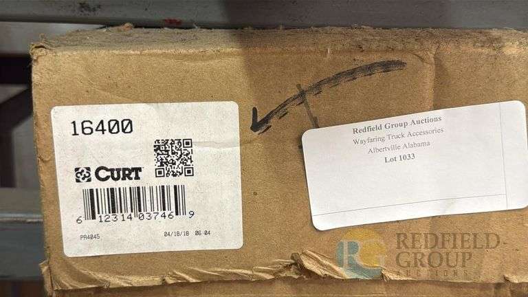 Curt 16400 Class 5 Trailer Hitch Receiver, 2.5-Inch Receiver image