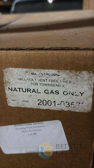 TOWNSEND II Millivolt Vent-Free Natural Gas Fireplace, Serial: 2001-0357 image