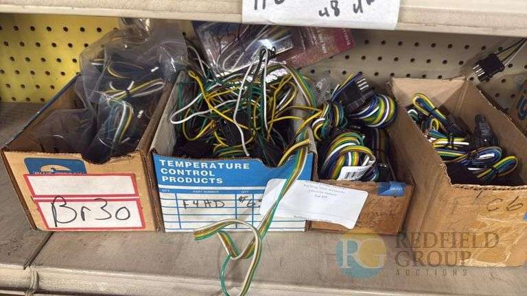 Trailer Wiring Harness Adapter, 4-Pin, 48-Inch Length, Color-Coded image