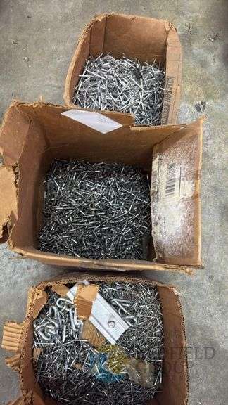 Bulk Metal Fasteners - Rivets & Eye Bolts, Stainless Steel, 5000 Pieces image