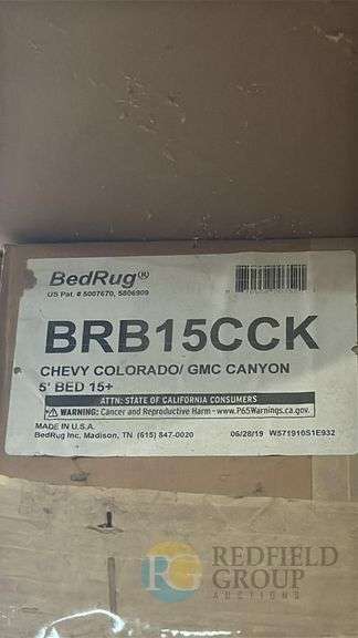 BedRug BRB15CCK Truck Bed Liner for Chevy Colorado/GMC Canyon 5' Bed image