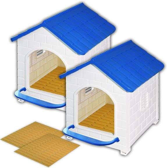 Chicken Nesting Box for Laying Eggs 1/2/3 Pack Large Easy to Assemble Hen Plastic Nesting Box with Washable Nesting Pad for Chicken Coop Wall or Ground Mounted (2 Pack) image