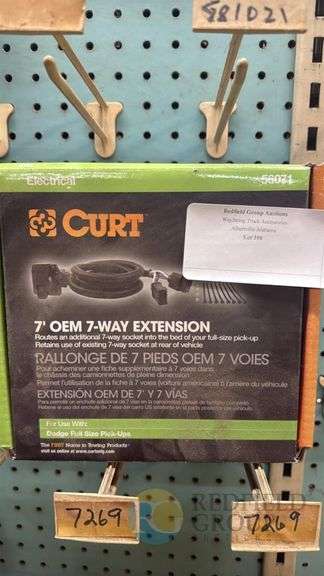 CURT 56071 7-Way OEM Extension for Dodge Full-Size Pick-Ups, 7 Ft image