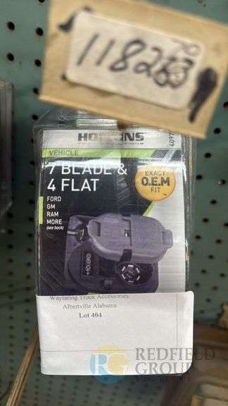 Hopkins 7 Blade & 4 Flat Wiring Connector, Compatible with Ford, GM, RAM image