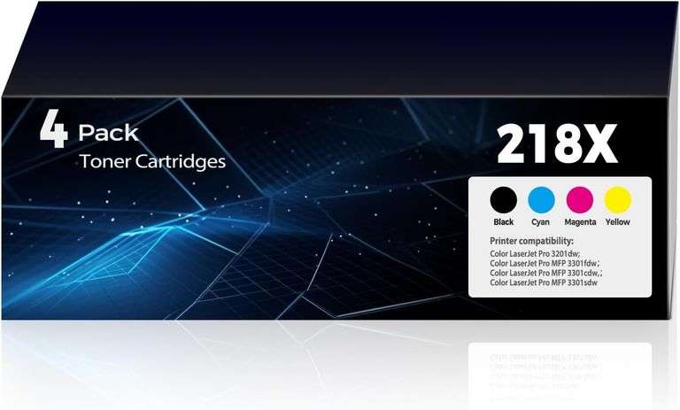 218X Toner Cartridges for Jet Pro 3301sdw 3301fdw $299 image
