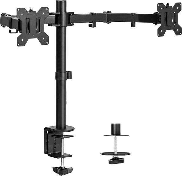 VIVO Dual Monitor Desk Mount Holds 2 Screens $35 image