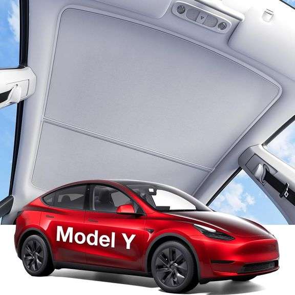 Wigoo 2025 Upgrade Tesla Model Y Sunshade Roof $50 image