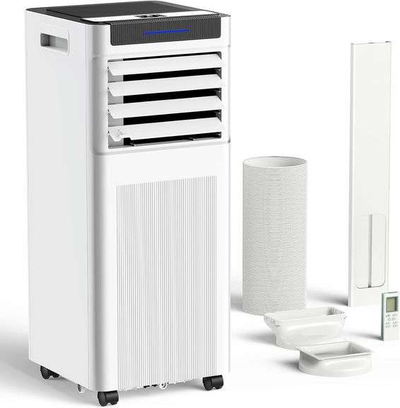 Portable Air Conditioners, 10000 BTU Portable AC up to 450 Sq.Ft, 3 in 1 AC Unit with Cool, Dehumidifier & Fan Modes, Remote Control & 24H Timer, AC Unit for Bedrooms, Living Rooms & Apartments $200 image