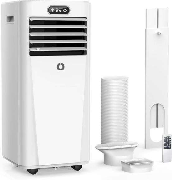 Portable Air Conditioners,10,000 BTU 3-in-1 Portable AC unit for Rooms up to 450 Sq. Ft, Featuring 24H Timer, Smart Sleep Mode, Window Kits Included, Perfect for Bedrooms, Kitchens, and Apartments. $250 image