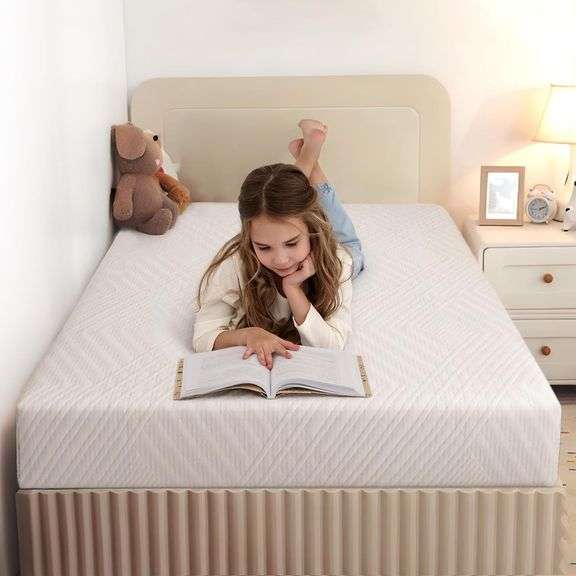 MLILY Twin Mattress in a Box, 6 inch Mattresses for Kids Bed Single Size Daybed Individual Bunk, Memory Foam Medium Firm $82 image