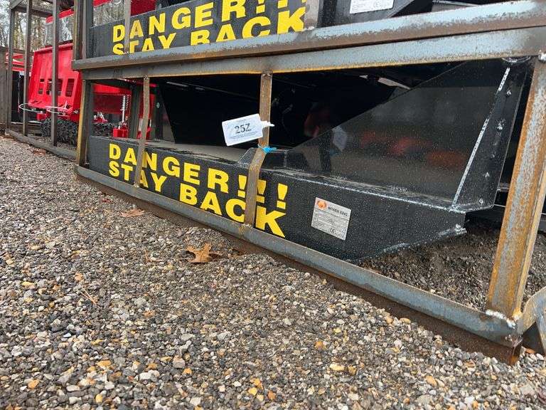 2025 Mower King SSRC - 77" Heavy Duty Skid Steer Brush Cutter w/ Direct Drive Hydraulic Motor image