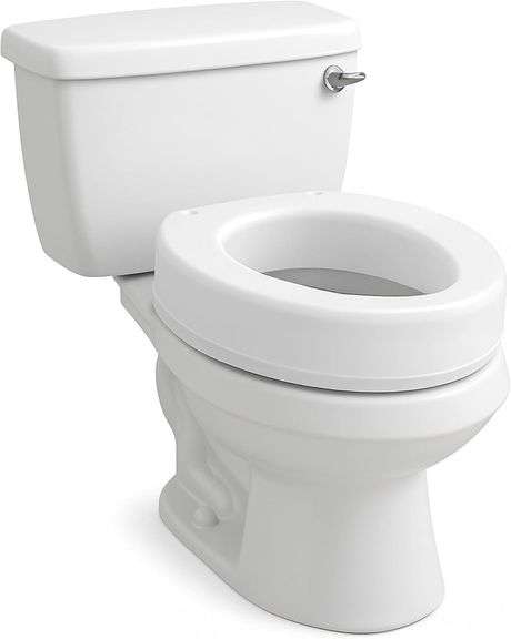 Carex Round Toilet Seat Riser, Adds 3.5 inches $30 image