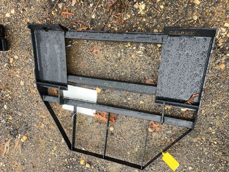 2025 Mower King SA - Adjustable Skid Steer Forks - 4,000 LB Capacity, Quick Attach image