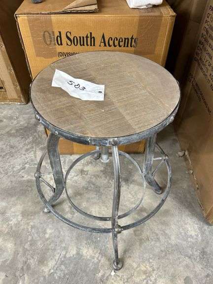 (4) Old South Bar stools - mango decor