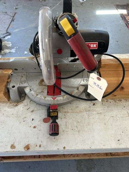 Craftsman table saw and contents