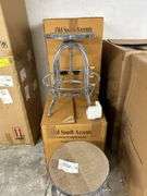 (4) Old South Bar stools - mango decor