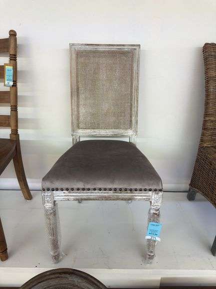 Maxwell side chair w/cane20x33x40 cottage white image