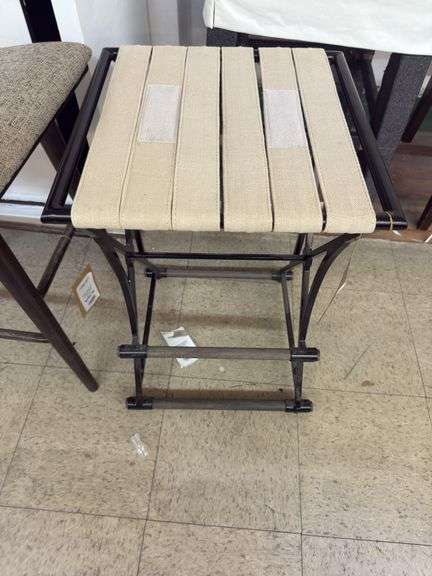 Frederick counter stool 16x16x27 natural linen image