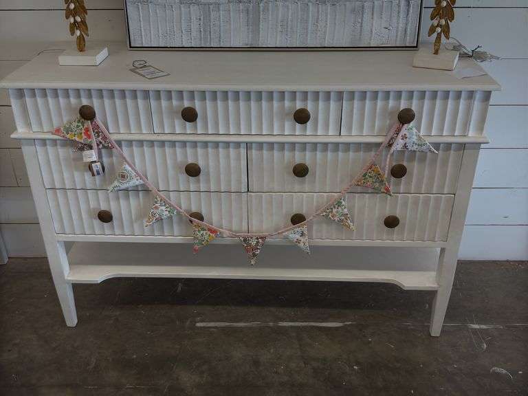 Madison 7 Drawer Dresser 60x20x40 Monument White image