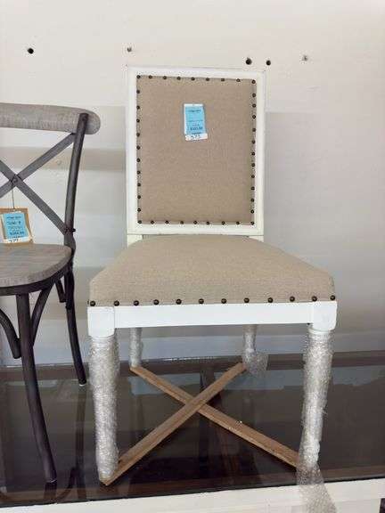 Iron wood X-back chair Greyson image
