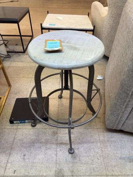 Greyson iron and wood bar stool Greyson image