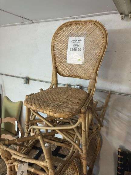 5 Astrid Teak dining chairs - 21 x 20 x 38 image