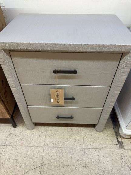 Lorne 3 draw side table 16x24x30 castle finish image