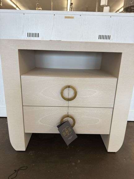 Sherie Nightstand 32x17x30 Cerused White