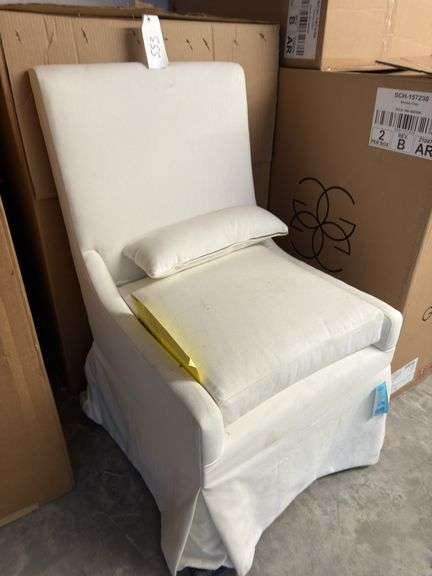 2 Gabby Home Anders Slip Cover Chairs 41in High image