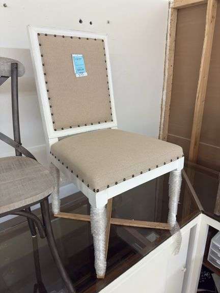 Iron wood X-back chair Greyson