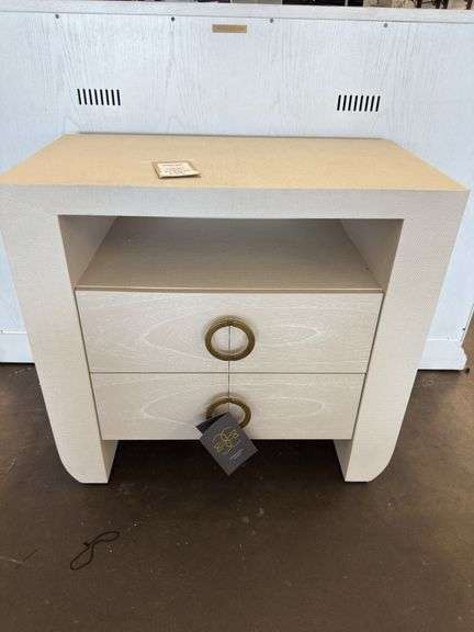 Sherie Nightstand 32x17x30 Cerused White image