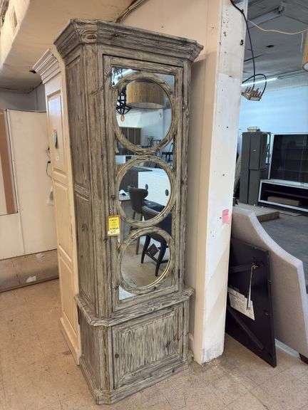 Single ashen circles cabinet image