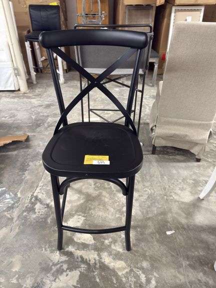 Black counter chair image