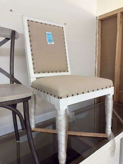 Iron wood X-back chair Greyson