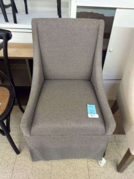 Townsend catered din/chair 24x25x37 silver lining