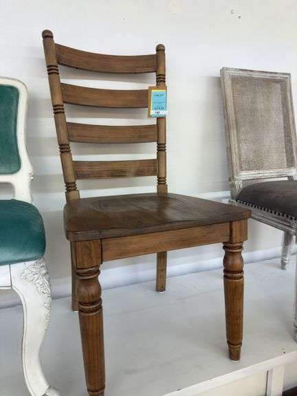 Slat back side chair