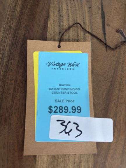 Indigo counter stool