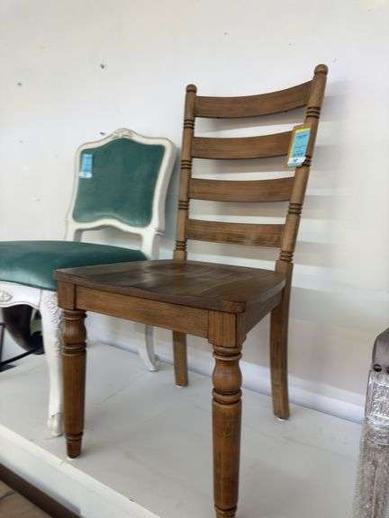 Slat back side chair