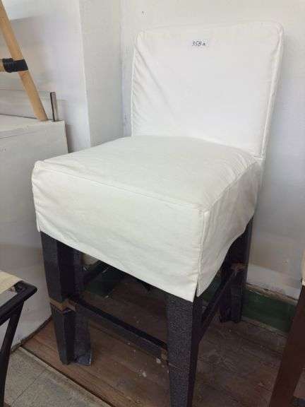 White high top chair