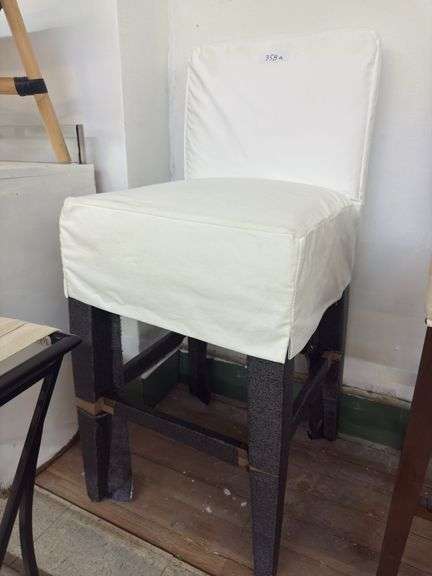 White high top chair