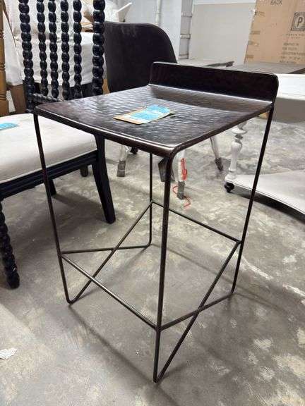 Low prfle Ant black bar stool