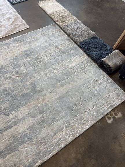 Formations Rug Viscose 6x9 Blue/Gray/Tan