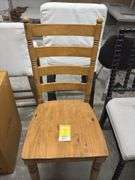 Slat back side chair
